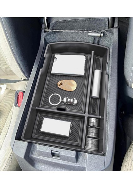 Subaru Ascent 2019-2024 Için Orta Konsol Organizatörü Kolfest Saklama Kutusu Tepsisi Iç Aksesuarlar, Siyah (Yurt Dışından) fiyatları
