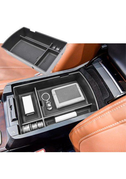Subaru Ascent 2019-2024 Için Orta Konsol Organizatörü Kolfest Saklama Kutusu Tepsisi Iç Aksesuarlar, Siyah (Yurt Dışından) modelleri