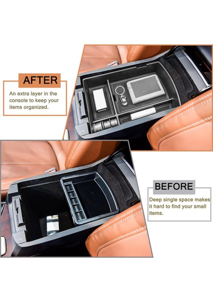 Subaru Ascent 2019-2024 Için Orta Konsol Organizatörü Kolfest Saklama Kutusu Tepsisi Iç Aksesuarlar, Siyah (Yurt Dışından) fırsatları