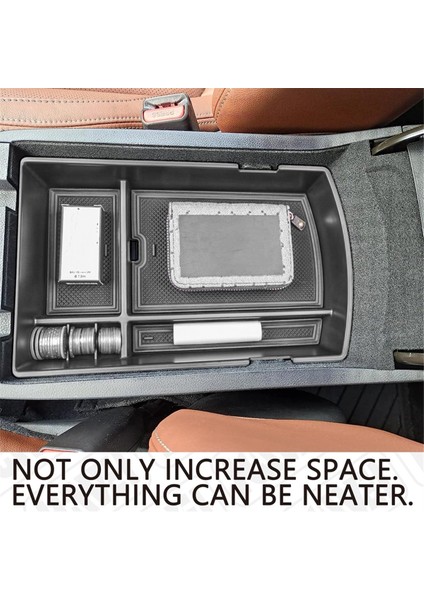 Subaru Ascent 2019-2024 Için Orta Konsol Organizatörü Kolfest Saklama Kutusu Tepsisi Iç Aksesuarlar, Siyah (Yurt Dışından) indirimleri