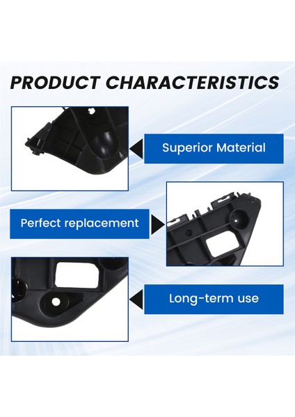 2013-2019 Için 2pcs Toyota Rav4 Ön Tampon Braketleri Tutucu Sol Sol 52536-0R040 52535-0R040 (Yurt Dışından) indirimleri