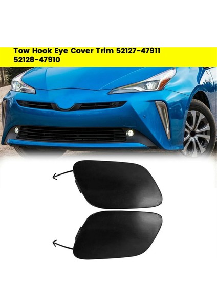 1paır Araç Tow Hook Göz Kapağı Trim 52127-47911 52128-47910 Toyota Prius 2019-2021 Sol+Sağ Römork Kancası Göz Kapakları (Yurt Dışından) indirimleri