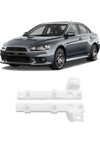 Evo 2008-2017 6400F549 6400F550 Hariç Mitsubishi Lancer Için 6x Ön Sağ ve Sol Tampon Braketi (Yurt Dışından) indirimleri