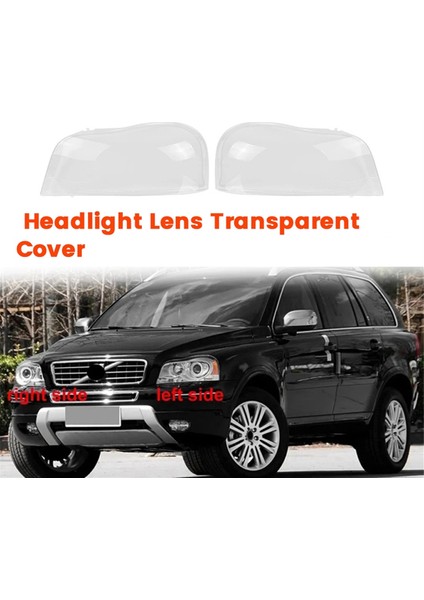 1paır Sol ve Sağ Araba Far Lens Kapağı Volvo XC90 2004-2013 Şeffaf Abajur Gözlükleri Kafa Işık Lamba Kapağı (Yurt Dışından) indirimleri