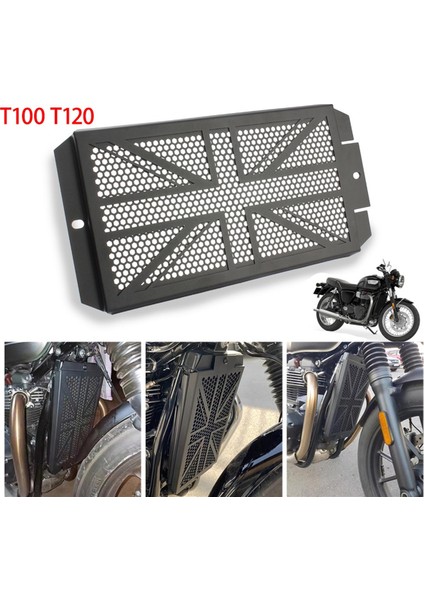 Triumph Için Bonneville T100 T120 Bobber Street Scrambler Motosiklet Radyatör Koruma Grille Kapak Su Deposu Net (Yurt Dışından) indirimleri