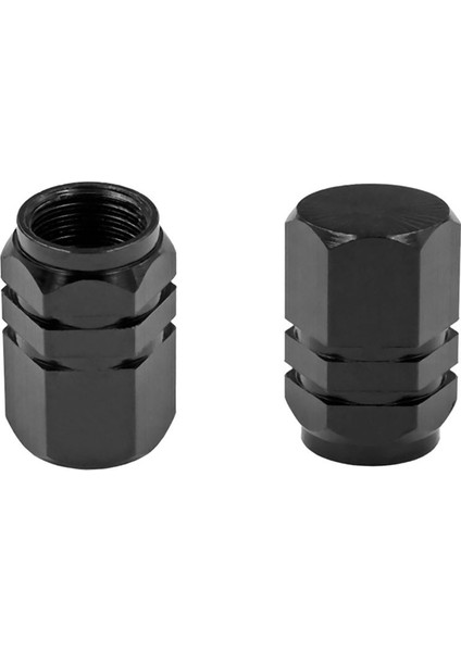 48PCS Valf Gövdesi Kapaklar Araba Lastik Valfi Gövdesi Kapak Kapakları, Siyah (Yurt Dışından) modelleri