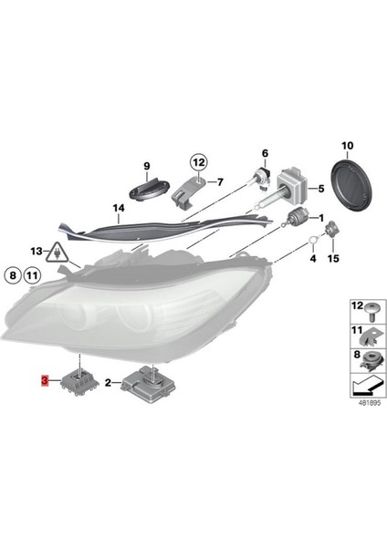 Araba Uyarlanabilir Far Afs Kontrol Modülü 63 11 7182396 Bmw E90 E92 E93 E70 X5 E71 X6 E72 X6 E89 Z4 63117189311 (Yurt Dışından) modelleri