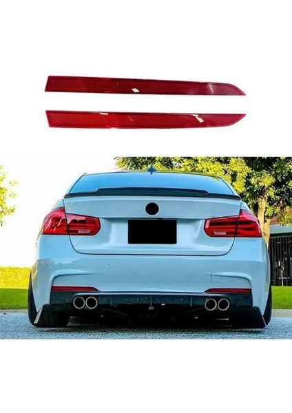 2x 63147847165 63147847166 Arka Tampon Reflektörü Arka Tampon Fren Reflektör Şeridi Uyarı Işıkları Araç Bmw F30 F31 (Yurt Dışından) fırsatları