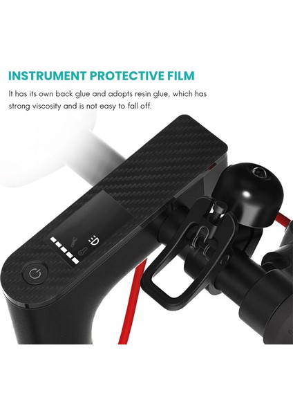 Elektrikli Scooter Panel Karbon Fiber Su Geçirmez Slip Anti-Slip Koruyucu Film Hızlandırıcı Çıkartma Xiaomi Mijia M365 Pro (Yurt Dışından) modelleri