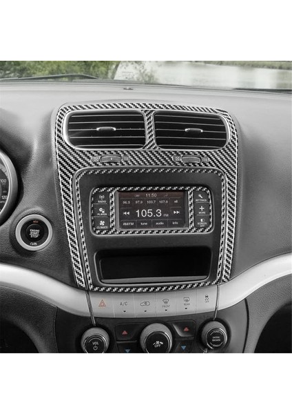 Dodge Yolculuğu Için Karbon Fiber 2011-2017 Merkez Hava Havalandırma Multimedya Radyo Trim Çerçeve Kapak Iç Aksesuarlar (Yurt Dışından) fırsatları