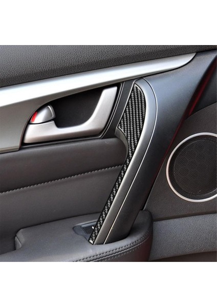 Acura Tl 2009-2014 Karbon Fiber Araba Kapısı Çekme Kapağı Kaplama Kaplama Iç Aksesuarları (Yurt Dışından) indirimleri