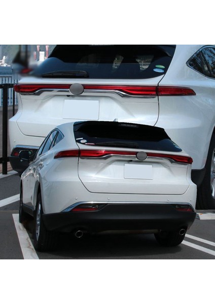 Toyota Harrier Venza Için 2020 2021 Krom Arka Gövde Kapağı Kapak Trimgate Strip Arka Kapı Önyükleme Garnitür Aksesuarları (Yurt Dışından) modelleri