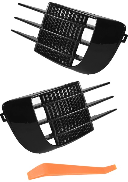 2pcs Araba Ön Tampon Sis Izgarası Izgara Kapağı Sis Işık Kapağı Golf Için 6 Mk6 Gtd 2008-2013 (Yurt Dışından)