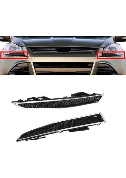 Otomatik Far Trim Şeridi Far Far Trim Şeridi DV45-8228-AA DV45-8229-AA Ford Escape Için (Yurt Dışından)