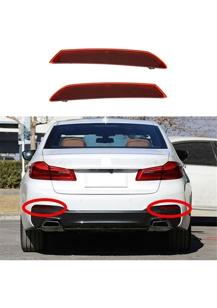 Araba Arka Tampon Reflektör Bmw 5 G30 63147851577 63147851578 Için Yansıtıcı Şerit (Yurt Dışından) fiyatları