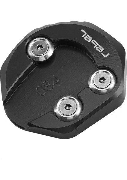 Motosiklet Kickstand Extension Pad Side Stand Honda Rebel CMX300 CMX500 2017-2021 (Siyah) (Yurt Dışından)