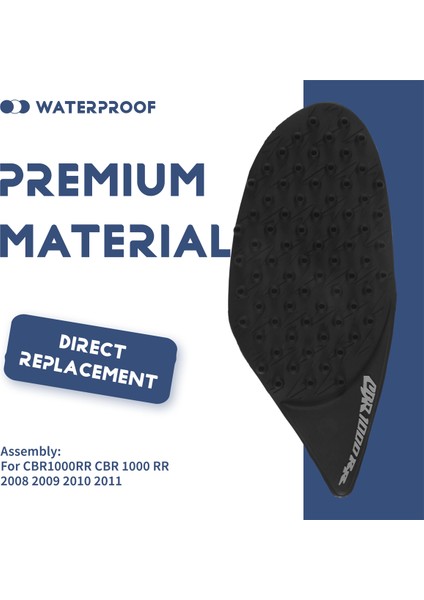 Honda CBR1000RR Cbr 1000 Rr 2008 2009 2011 2011 Için Tank Pad Koruyucu Çıkartma Çıkartma Gaz Diz Kavrama Tank Çekiş Pedi (Yurt Dışından) indirimleri