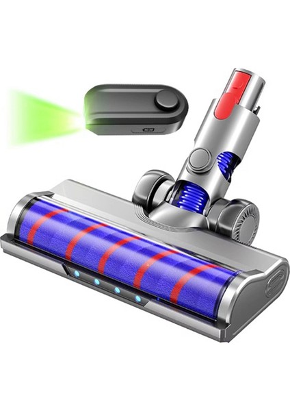 DYSONV10V12SLIM Vakum Süpürgeleri LED Işıkları, Fırça Başı Yedek Parçaları Için Parke Zemin Ekleri (Yurt Dışından)