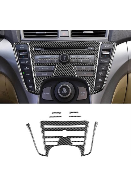 Acura Tl 2009-2014 Karbon Fiber Merkezi Konsolu Radyo Navigasyon Paneli Kapak Trim Iç Aksesuarlar (Yurt Dışından) fırsatları