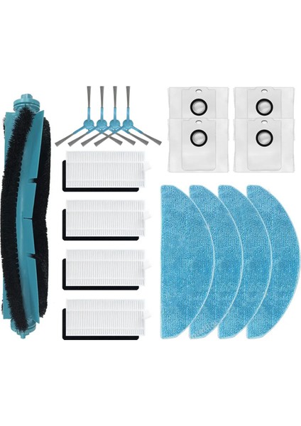 Conga 7490 Ölümsüz Serisi / 8290 Ölümsüz Serisi Ana Yan Fırça Hepa Filtre Mop Bez Toz Torbası Accessoroies Parçaları (Yurt Dışından)