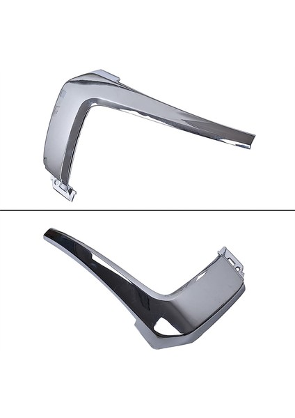 Mitsubishi Outlander Için Ön Tampon Krom Trim Kalıplama Şeridi 2016-2019 Sis Işık Kapağı Dekorasyonu, 3pcs Sağ (Yurt Dışından) indirimleri