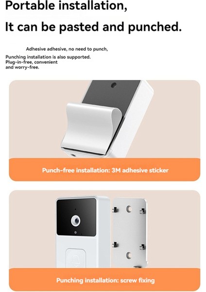 Video Kablosuz Akıllı Kapı Zili Kiti Wifi Video Kapı Zili Kamera Gece Görüşü Iki Yönlü Ses Bulut Depolama Güvenlik Kapı Zili (Yurt Dışından) fiyatları