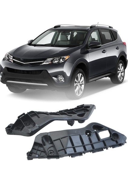 2013-2019 Için 4pcs Toyota Rav4 Ön Tampon Braketleri Tutucu Sol Sol 52536-0R040 52535-0R040 (Yurt Dışından) fiyatları