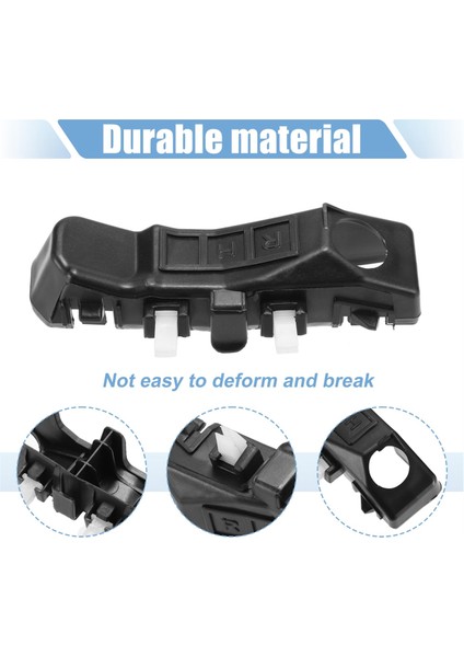 Hyundai Veloster Için 1 Çift Ön Tampon Braketi 2012-2017 86514-2V000 86513-2V000 Sol Sürücü ve Sağ Yolcu Tarafı (Yurt Dışından) indirimleri