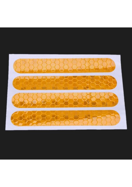 Ön Arka Tekerlek Kapağı Koruyucu Kabuk Dokuzbot Için Yansıtıcı Çıkartma Maksimum G30 Scooter Aksesuarları 12PCS, Sarı (Yurt Dışından) fırsatları