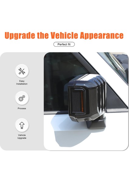 Toyota Land Cruiser Için 250 Prado LC250 2024 Lexus Gx 2024 Araba Dikiz Aynaları Kapak Trim Aksesuarları (Yurt Dışından) fırsatları