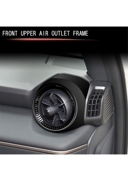 Toyota Prado LC250 2024 Hava Çıkışı Çerçevesi Sticker Parlak Siyah (Yurt Dışından) fiyatları