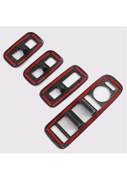 Hyundai Santa Fe Mx5 2024 Lhd Karbon Fiber Araç Pencere Asansör Anahtarı Düğmeleri Kapak Döşeme Aksesuarları (Yurt Dışından) indirimleri