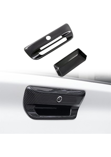 Dodge Ram Için 1500 Trx 2023 2024 Arka Bagaj Bagaj Kapağı Kapı Kapak Döşeme Araç Dış Aksesuarlar - Abs Karbon Fiber (Yurt Dışından) fiyatları