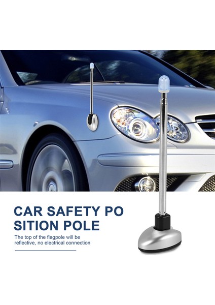 Hipersonik Araba Teleskopik Anten Elastikiyeti Tampon Köşe Direği Evrensel Araba Güvenlik Pozisyonu Direği (Yurt Dışından) fırsatları