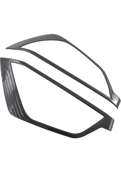 Isuzu D-Max Dmax 2021 2022 2023 Abs Karbon Fiber Araç Ön Far Kapağı Trim Çerçeve Aksesuarları (Yurt Dışından)