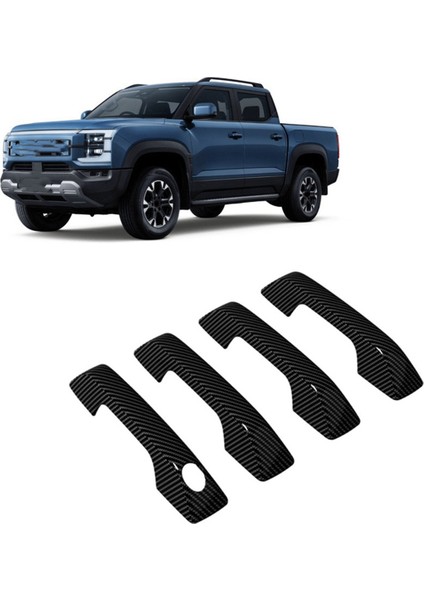 Byd Shark Için 6 2025 Dış Kapı Tutucu Kapak Trim Dekorasyon Koruma Araç Aksesuarları (Yurt Dışından) modelleri