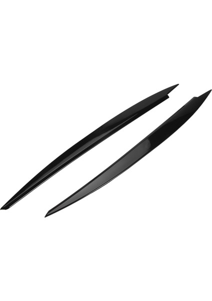 Siyah Farlar Kaş Göz Kapakları Trim Fit Vw Mk7 Golf 7 Abs Siyah Stil Oem (Yurt Dışından)