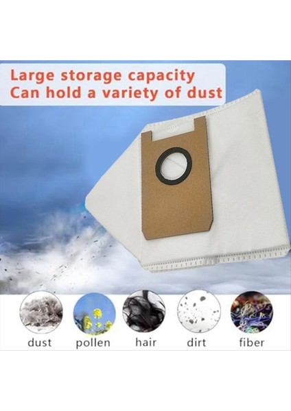 Airrobo T20 Robotik Vakum Temizleyici Toz Torbası Yedek Parçaları Süpürme Aksesuarları Çöp Toz Torbaları 6 Pcs (Yurt Dışından) modelleri