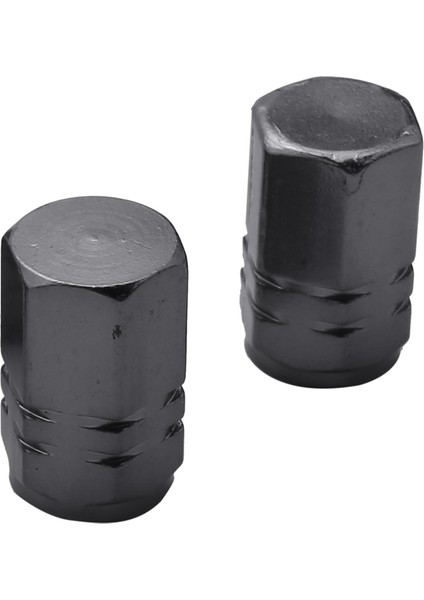 80 Adet Lastik Gövde Valf Kapakları Tekerlek Valfini Kaplar Araç Toz Geçirmez Lastik Kapağı, Altıgen Şekli Titanyum Gri (Yurt Dışından) fiyatları