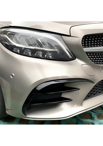 2pcs Araba Ön Tampon Spoiler Ayrıştırıcı Kapak Mercedes-Benz C-Class C200 C260 W205 2019+ (Yurt Dışından) fiyatları