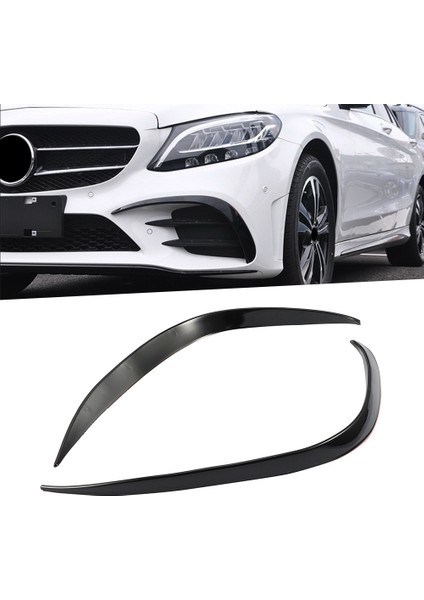2pcs Araba Ön Tampon Spoiler Ayrıştırıcı Kapak Mercedes-Benz C-Class C200 C260 W205 2019+ (Yurt Dışından) fırsatları