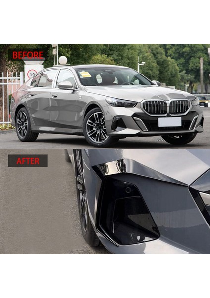 Araba Ön Tampon Yan Spoiler Splitter Bmw 5 Serisi G60 M Sport 2024 Aksesuarları Için Canard Hava Bıçağı Ayarlama (Yurt Dışından) modelleri