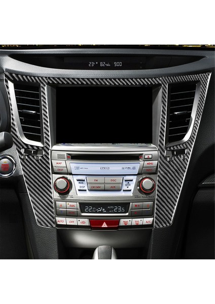 Subaru Için Karbon Fiber Legacy Outback 2010-2014 Merkez Konsol Hava Havalandırma Kapağı Trim Kit Çıkartma Iç Aksesuarları Lhd (Yurt Dışından) fırsatları