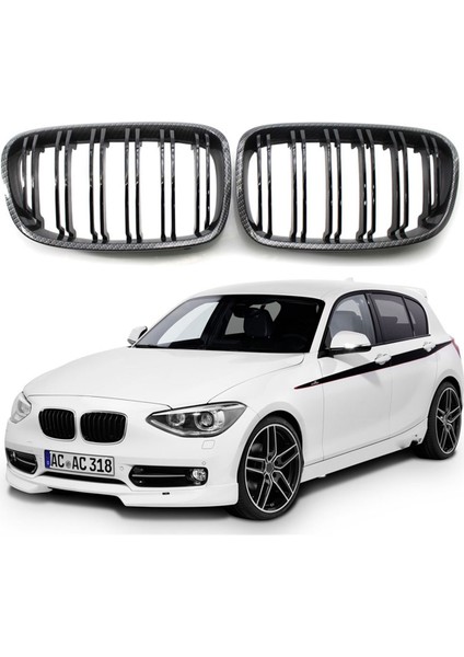 Bmw 1 Serisi Için F20 F20 F21 125I 118I 116I 125B 2011-2014 Ön Tampon Böbrek Izgara Kaput Izgaraları Abs Karbon Fiber (Yurt Dışından) indirimleri