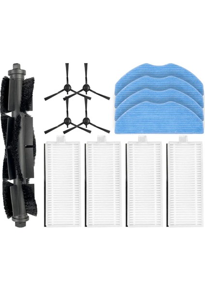 Medion X10 Sw Yedek Parçalar Aksesuarları Ana Yan Fırça Hepa Filtre Mop Bezi (Yurt Dışından)
