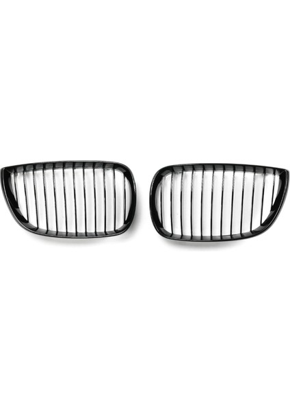 Bmw 1 Serisi E81 E82 E87 E88 2004-2007 Için Parlak Siyah Ön Böbrek Tek Izgarası (Yurt Dışından)