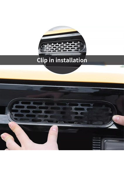Araba Ön Tampon Radyatör Izgaraları Ford Bronco Için Orta Ağ Izgaraları Kapak 2021-2024 Araba Dış Aksesuarları (Yurt Dışından)