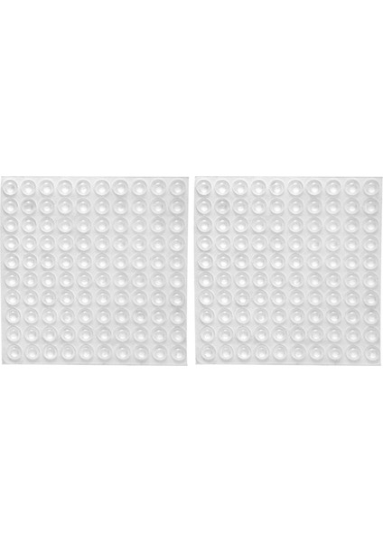 600X Şeffaf Kauçuk Ayaklar Yapışkan Tampon Padleri Kendi Kendi Yapışkan Tamponları Ses Sönümleme Kapı Dolabı Tampon Pedler, 8 x 2,5mm (Yurt Dışından) fiyatları