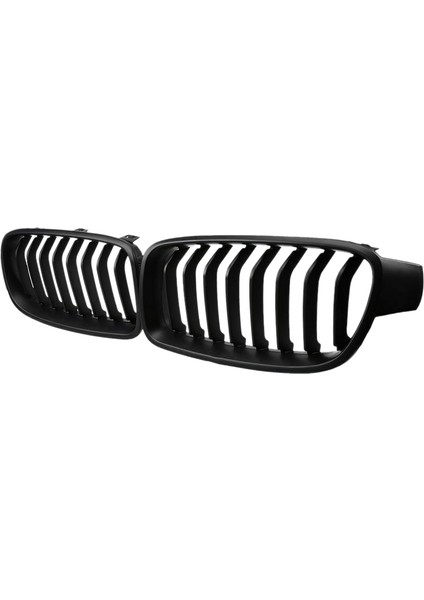 F30 Grill, Bmw 3 Serisi F30 F31 F35 2012-2018 (Tek Çıtır Mat Siyah) (Yurt Dışından)