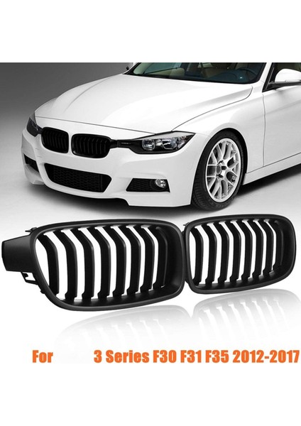 F30 Grill, Bmw 3 Serisi F30 F31 F35 2012-2018 (Tek Çıtır Mat Siyah) (Yurt Dışından) fiyatları